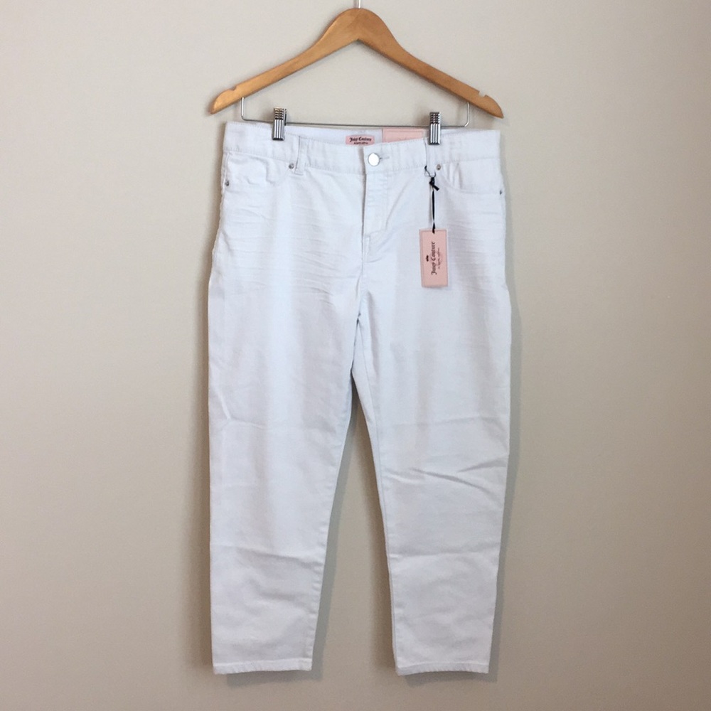 Women’s Juicy Couture White Capri Jeans/pants (12)